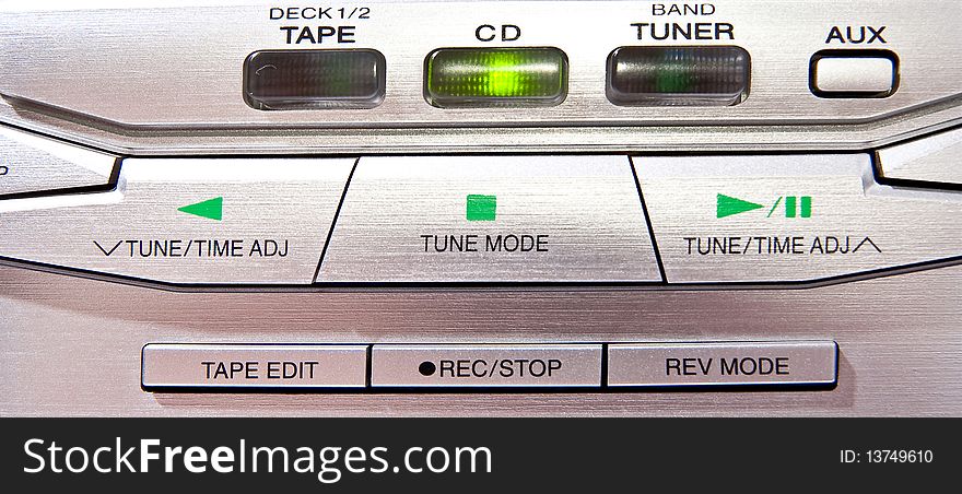 CD player controls