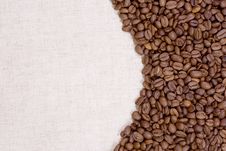 Half Coffee, Half Textile Stock Photo Half Coffee, Half Textile Stock Photo