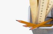 Pencils And Rulers Royalty Free Stock Photos Pencils And Rulers Royalty Free Stock Photos