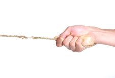 Pulling On Rope Royalty Free Stock Photos Pulling On Rope Royalty Free Stock Photos
