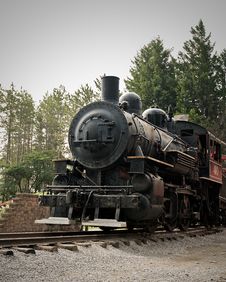 Old Steam Locomotive Royalty Free Stock Photo Old Steam Locomotive Royalty Free Stock Photo