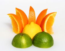 Lemon Sunset Royalty Free Stock Photography Lemon Sunset Royalty Free Stock Photography