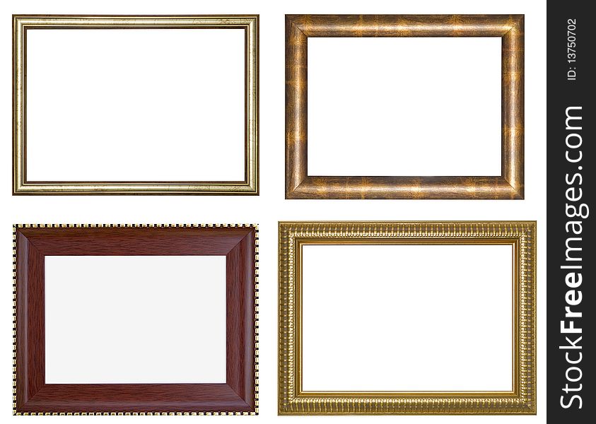 One isolated frame on the white backgrounds