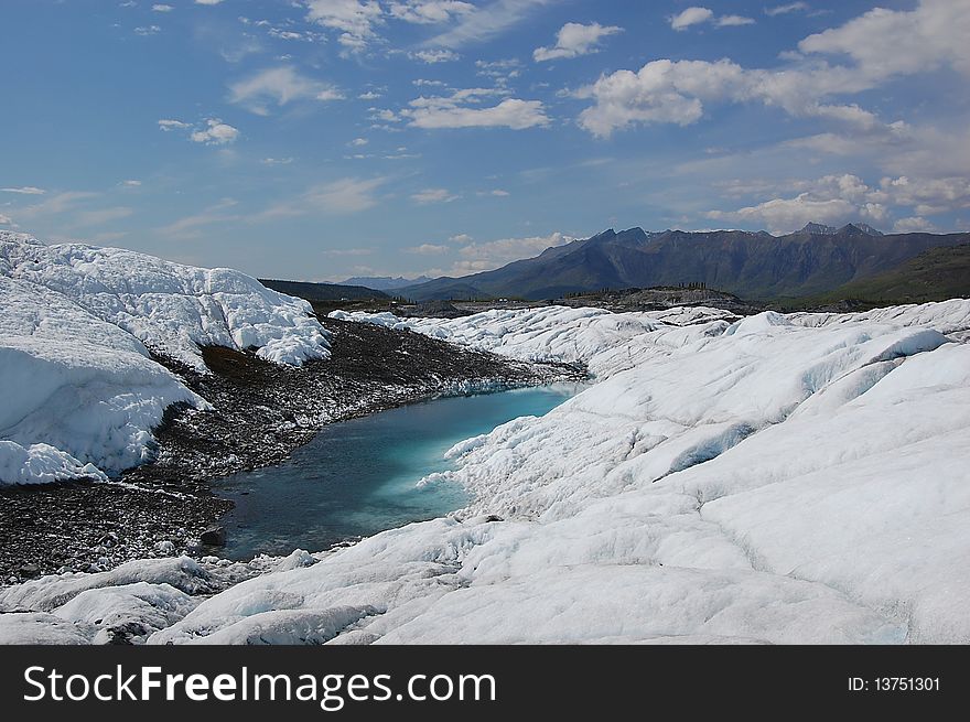 A beauty of Matanuska glacier