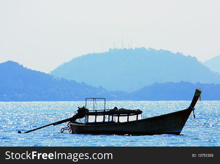 The large transparent sea in the south sea of thailand. The large transparent sea in the south sea of thailand.