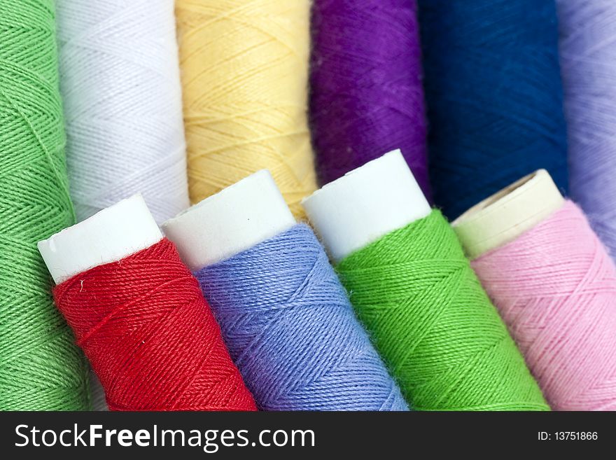 Coloured silks for hand embroidery. Coloured silks for hand embroidery