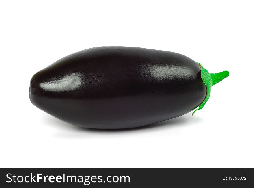 Eggplant, Isolated On White.