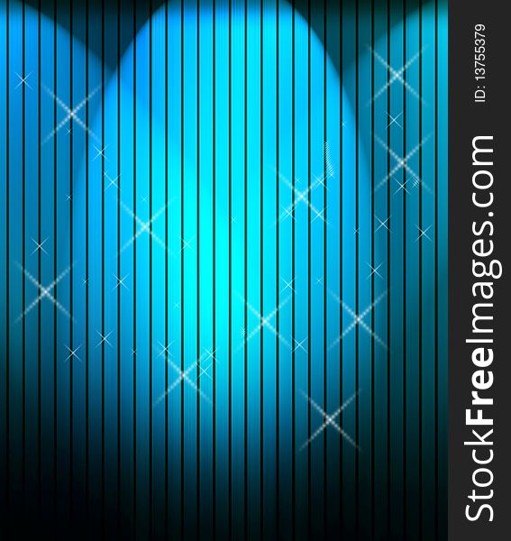 Blue background with ovals and stars. abstract illustration. Blue background with ovals and stars. abstract illustration