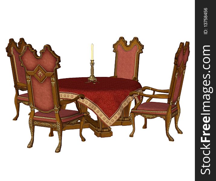 Fantasy Table And Chairs