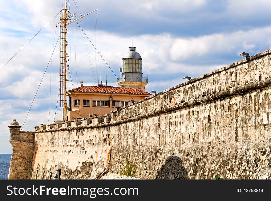 El Morro fortress in Havana, Cuba