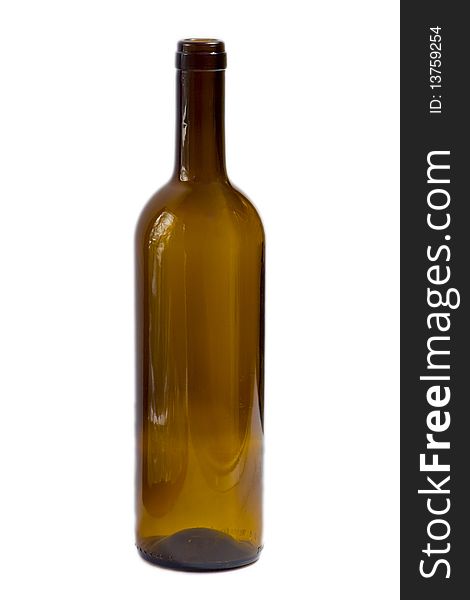 A bottle isolated on a background