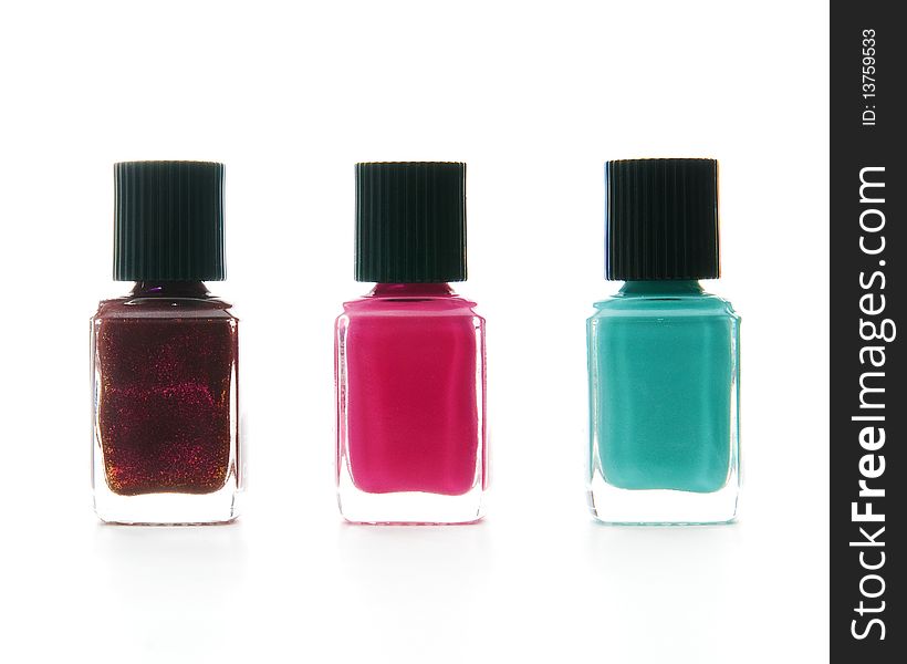 Nail polish bottles