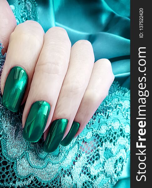 female hands manicure lace aesthetics