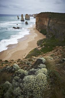 Twelve Apostles On The Great Ocean Road In Austral Royalty Free Stock Photography Twelve Apostles On The Great Ocean Road In Austral Royalty Free Stock Photography