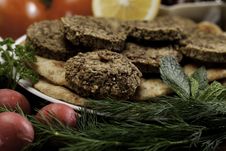 Mediterranean Meal With Falafels Stock Images Mediterranean Meal With Falafels Stock Images