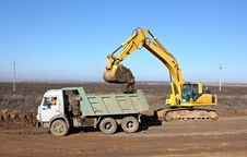 Dredge And Dump-body Truck Stock Photos Dredge And Dump-body Truck Stock Photos