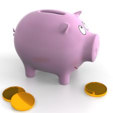 Piggy Bank. Royalty Free Stock Image