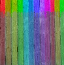 Multi-coloured Wooden Wall Royalty Free Stock Image Multi-coloured Wooden Wall Royalty Free Stock Image