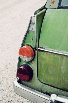 Tail With Lights Royalty Free Stock Photo Tail With Lights Royalty Free Stock Photo