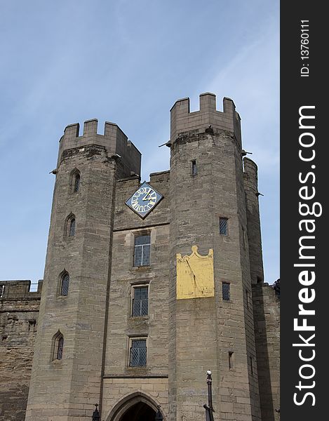 The gatehouse at Warwick Castle