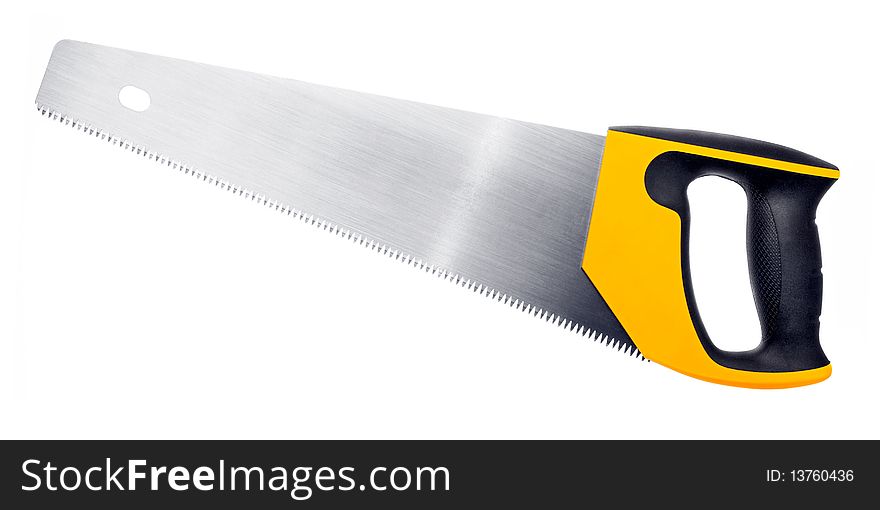 Handsaw isolated on white background. Handsaw isolated on white background.