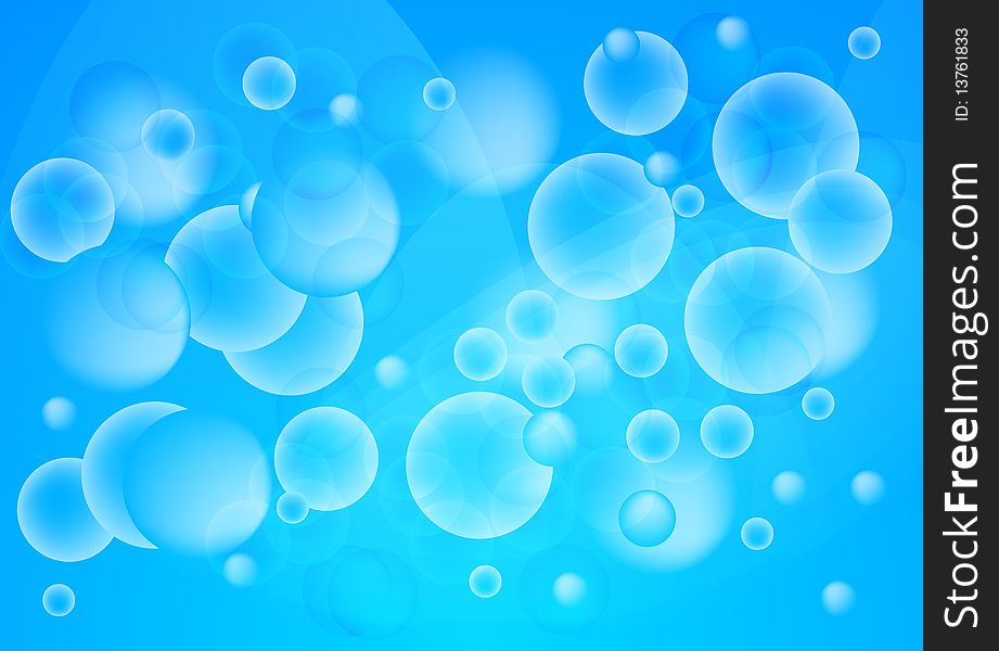 Vibrant Bubbly Background (eps 10)