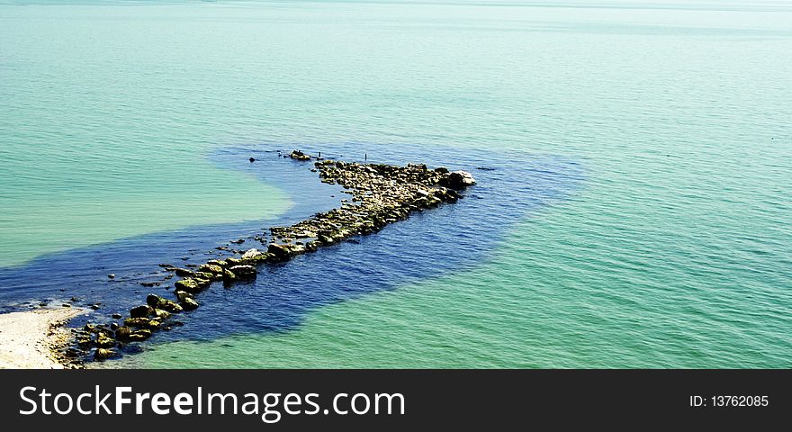 Beautiful sea view in the afernoon