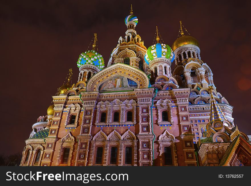 Russia, St. Petersburg, Orthodox Church Spas na Krovi