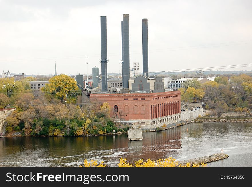 Gloomy Factory in downtown Minneapolis