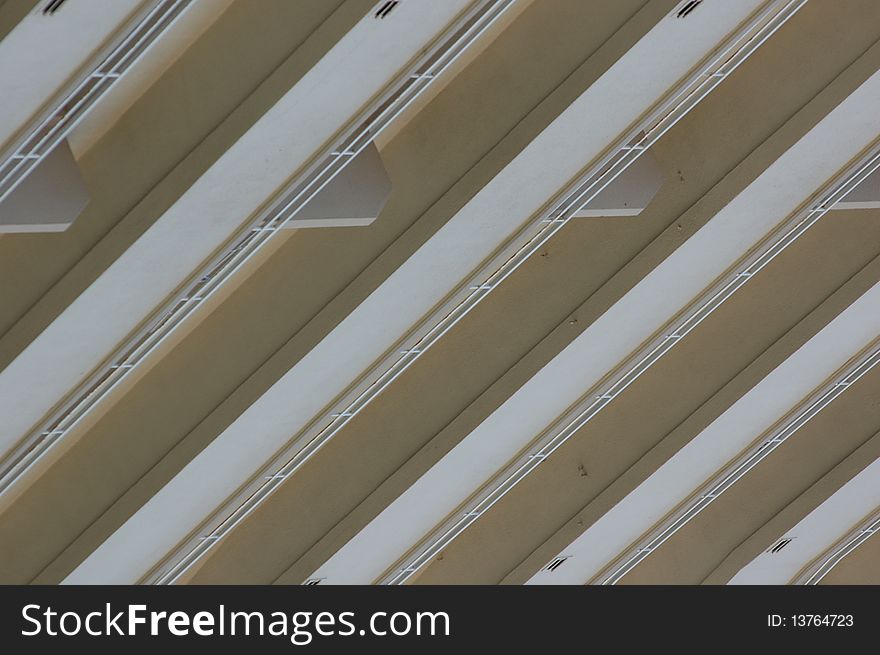 Architectural detail of a modern multi-storey buildings. Architectural detail of a modern multi-storey buildings