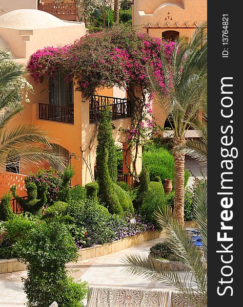 Summer resort in arabian style