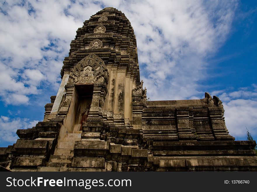 Temple or pagoda in Thailand.