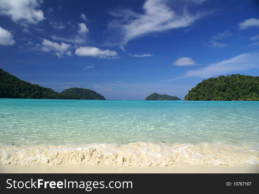 This is picture of the nice beach in thailand. This is picture of the nice beach in thailand