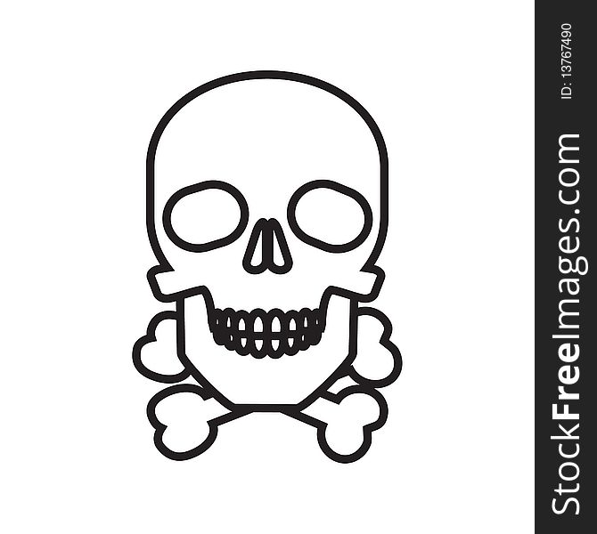 Skull element for your design. Skull element for your design