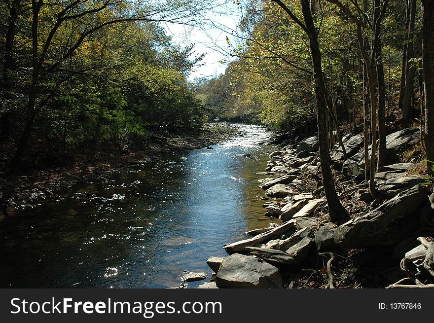 Sparkling River in Gatlinburg TN