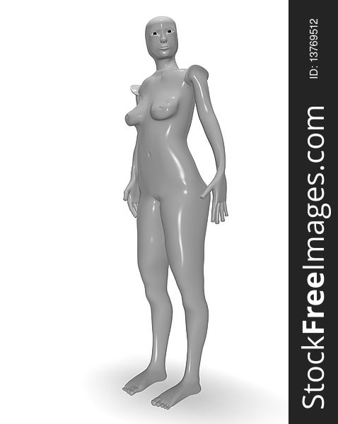 Naked Female Android