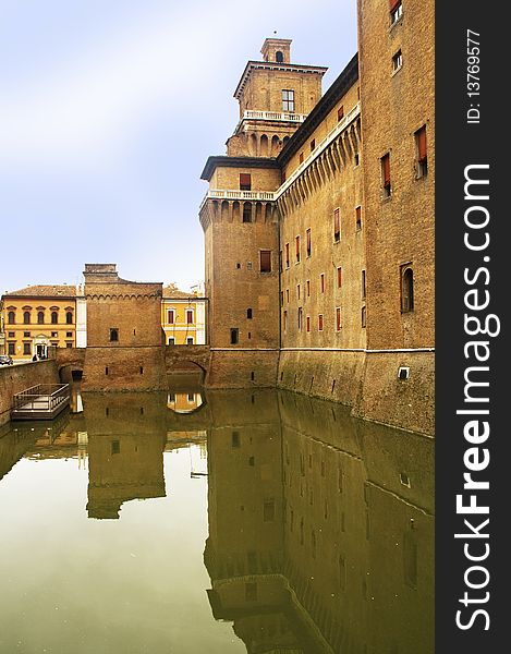 Especially the castle of Ferrara