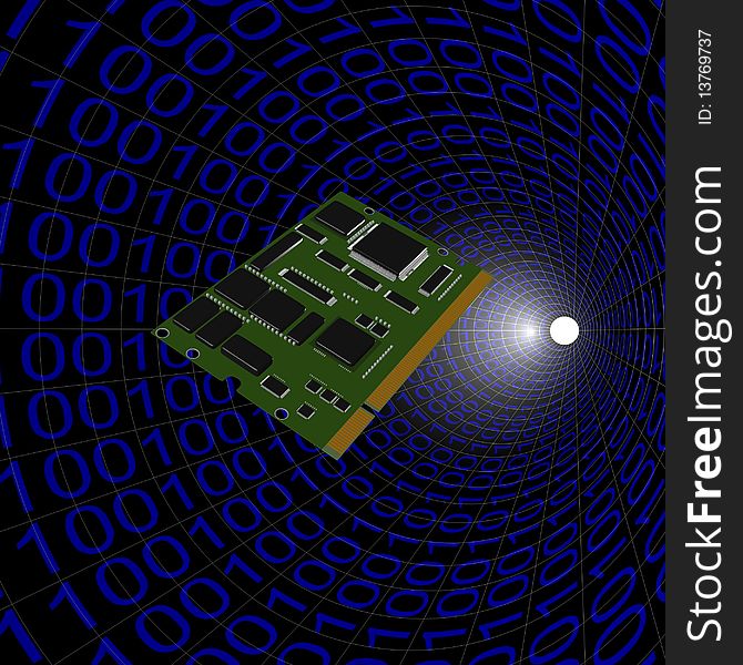 Board computer in a binary system