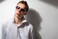 Young Handsome Man In Sunglasses Royalty Free Stock Images