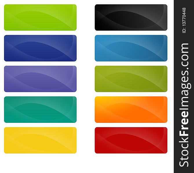 Colored Business cards with popular colors