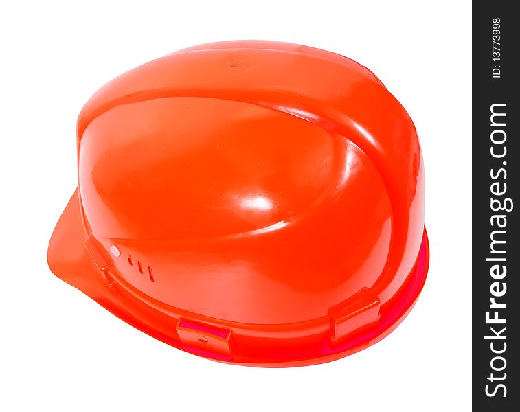 Hard hat. Isolated on white background with clipping path