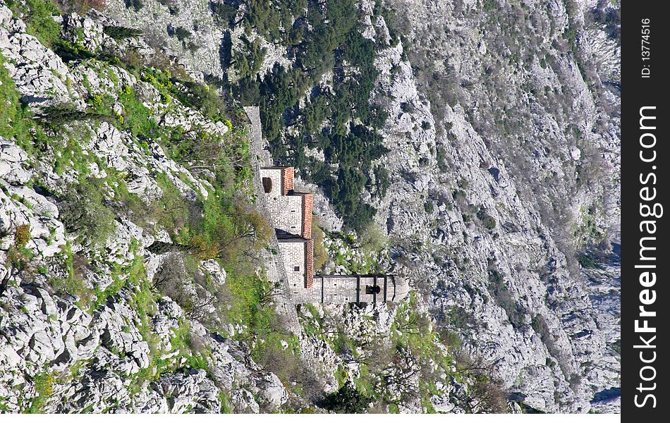 Church On The Walls Of The Old Town Kotor