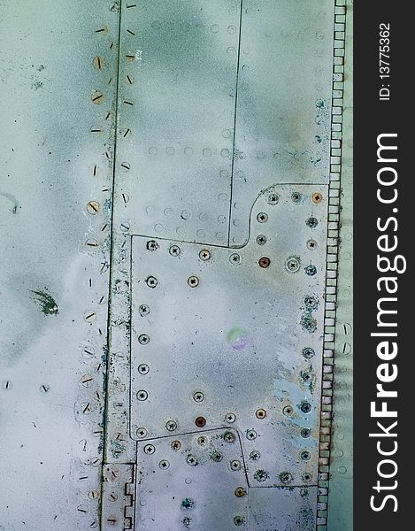 Grunge background with lot of screws