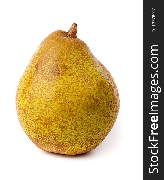 Pyrus, Pear on a white background. Cut Out