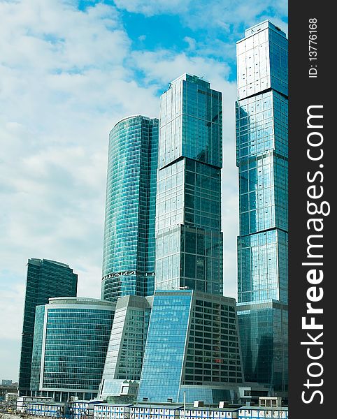 New skyscrapers business centre in Moscow, Russia. New skyscrapers business centre in Moscow, Russia
