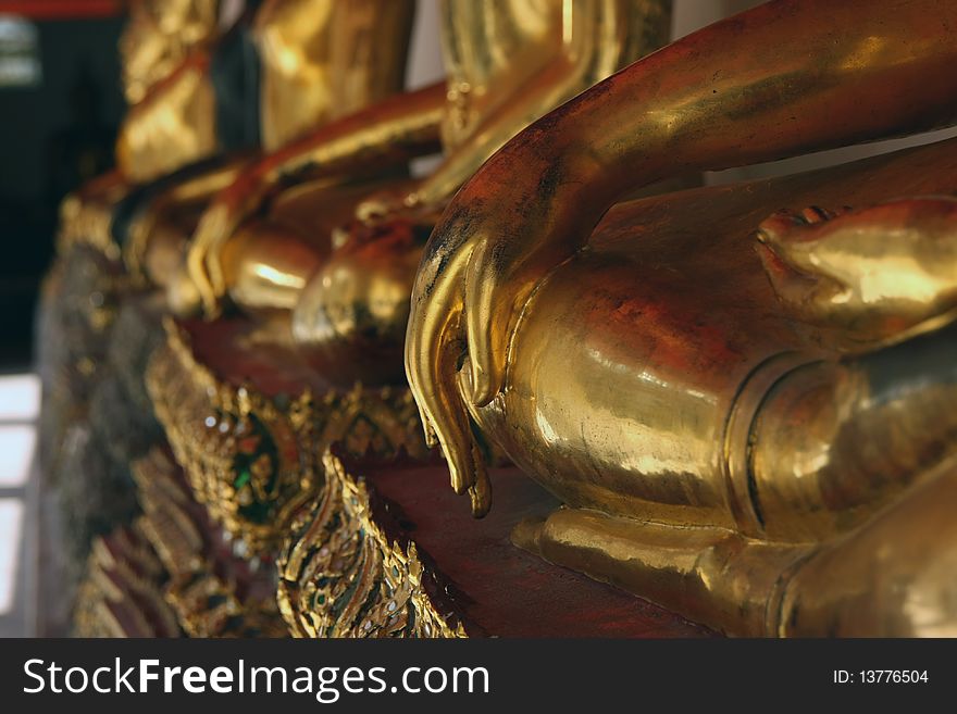 Hand of Buddha at Wat Pho, Thailand.