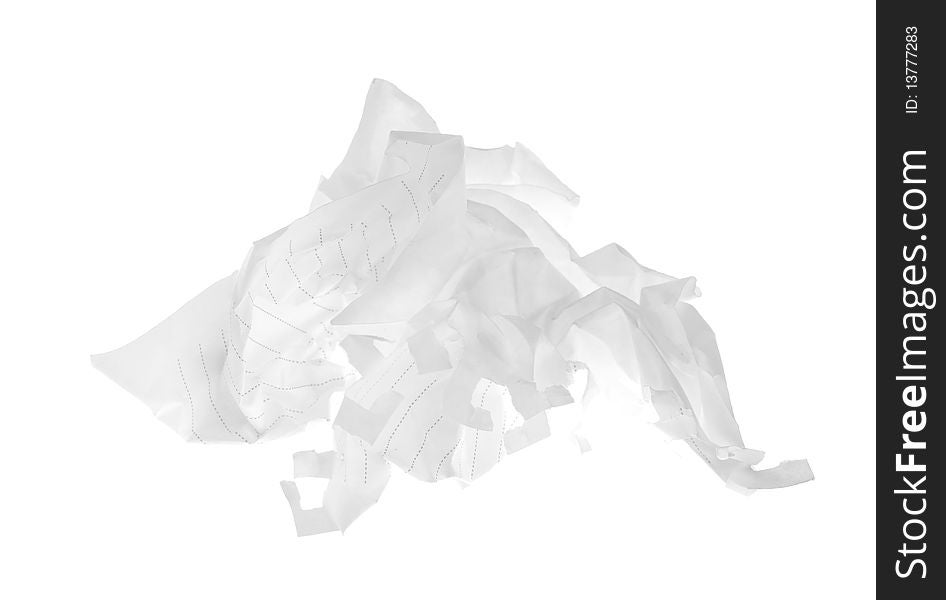 Crumpled Sheet Of Paper