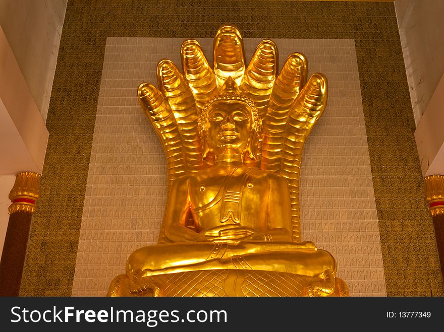 Buddha wat pukaw of kalasin in thailand