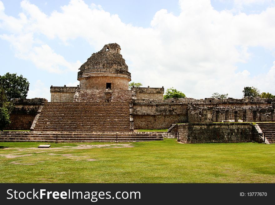 Mexican Castle In Chichen Itza