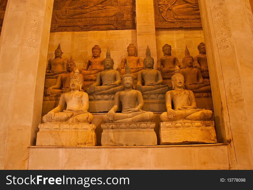 Buddha wat pukaw in thailand